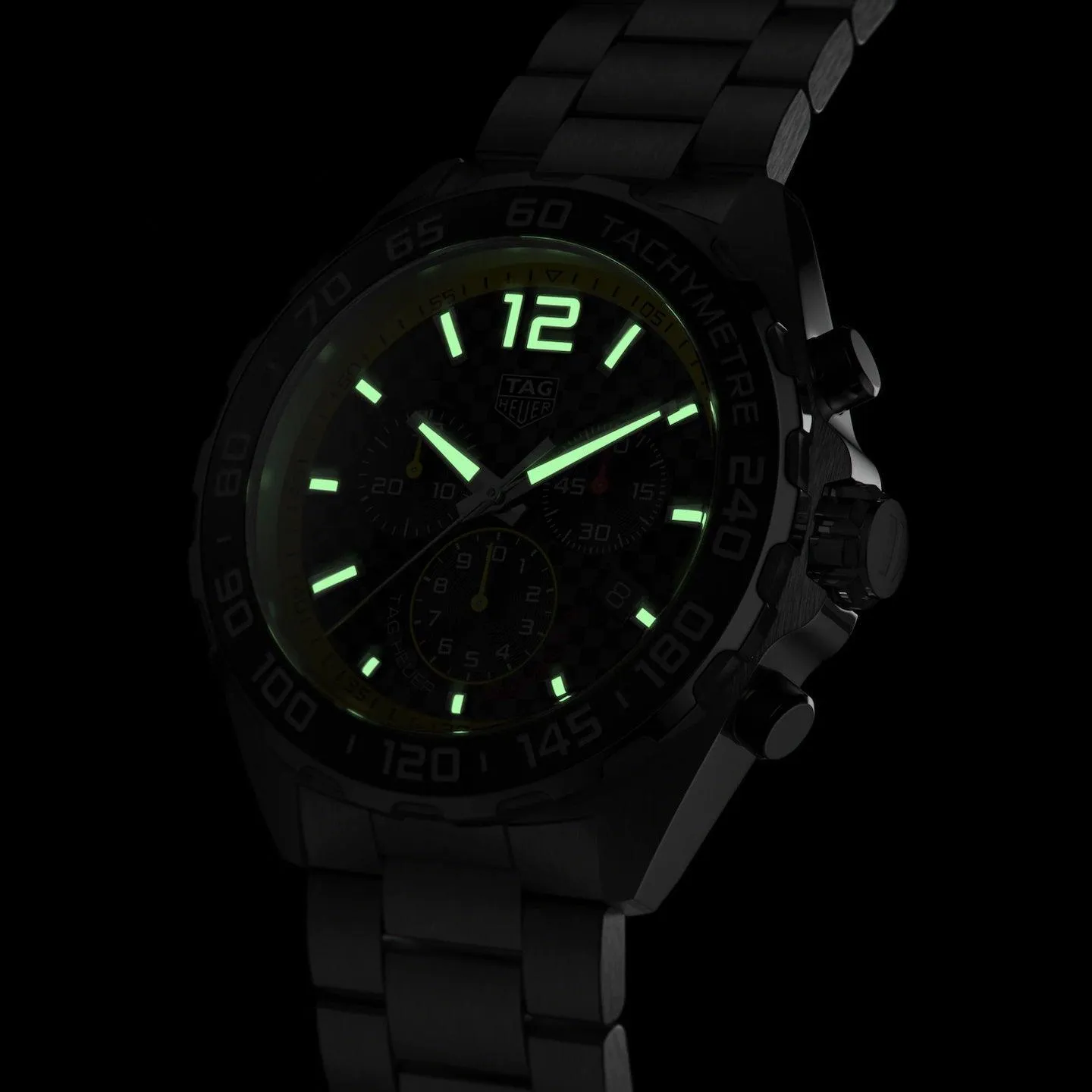 Tag Heuer watch Formula 1 43mm Black chronograph quartz steel caz101ac.ba0842