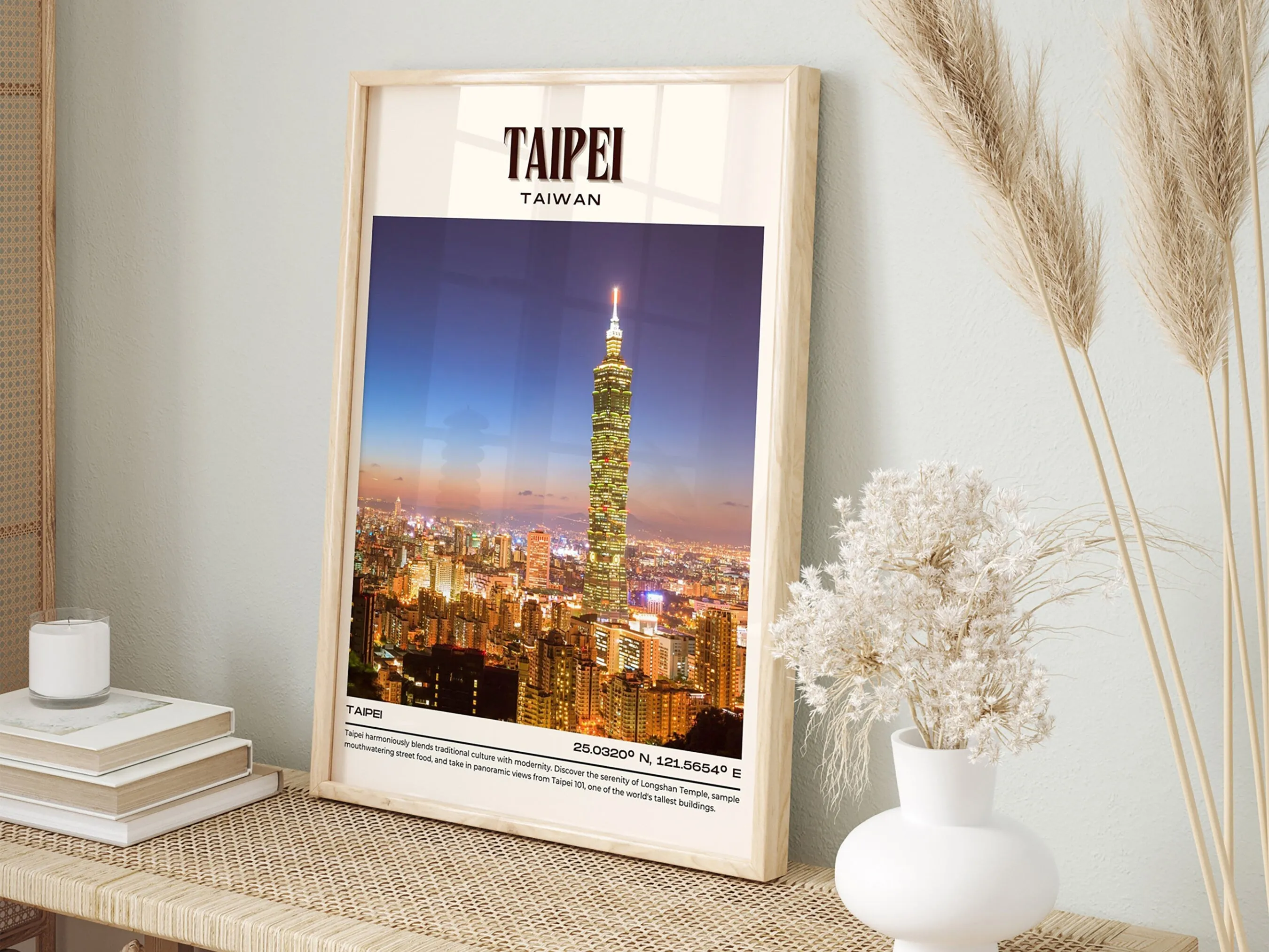 Taipei Vintage Wall Art, Taiwan