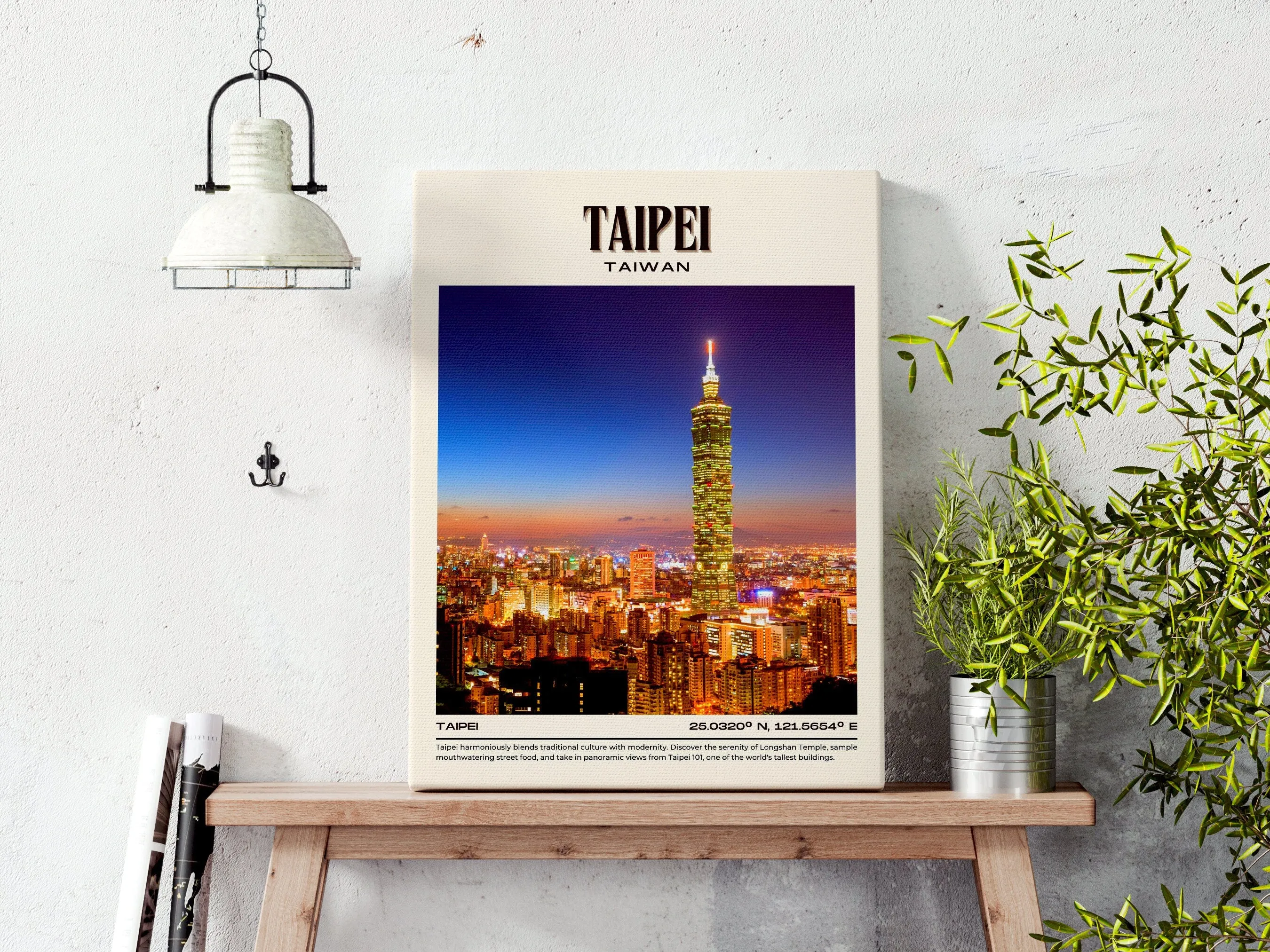 Taipei Vintage Wall Art, Taiwan