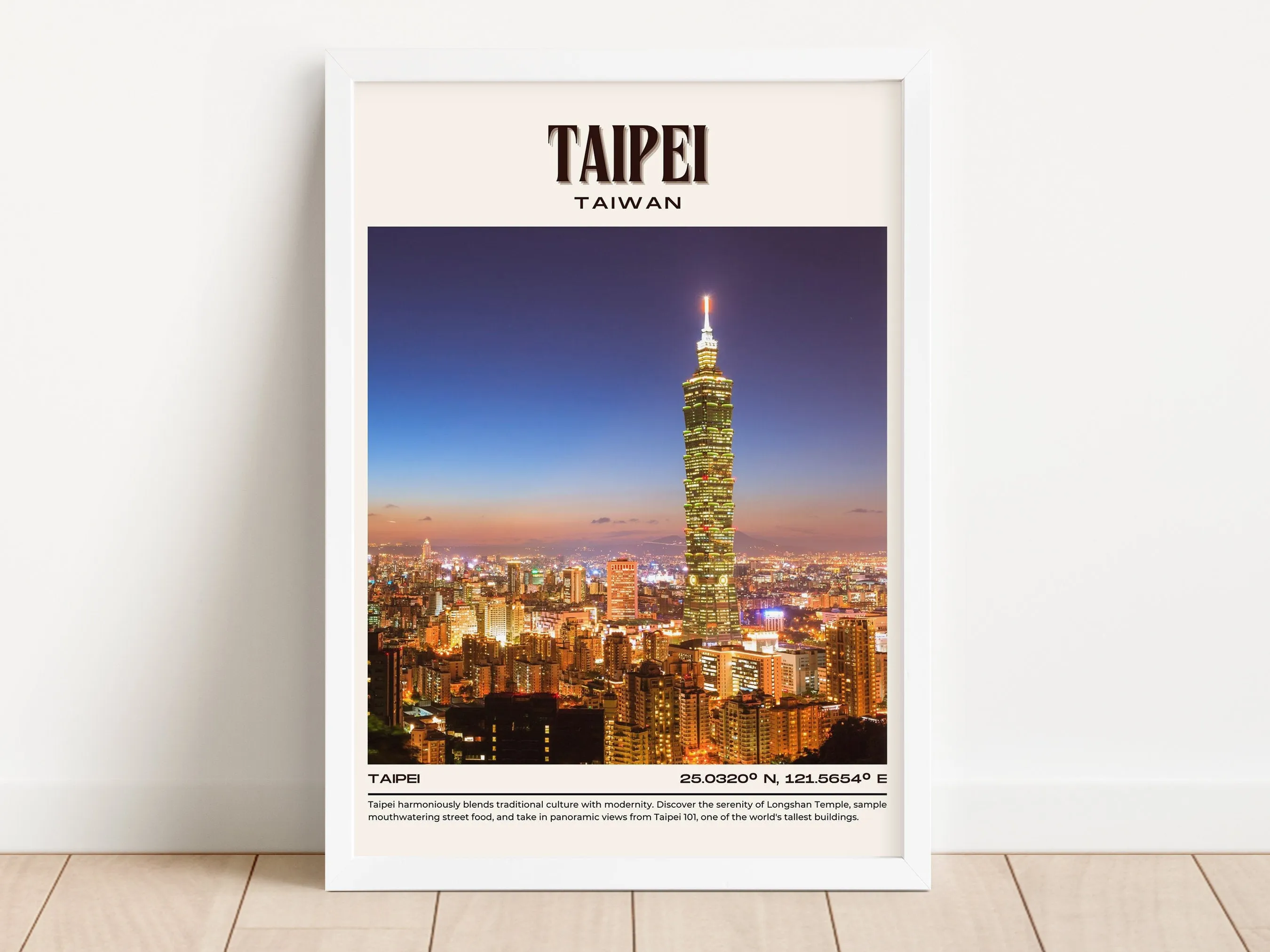 Taipei Vintage Wall Art, Taiwan