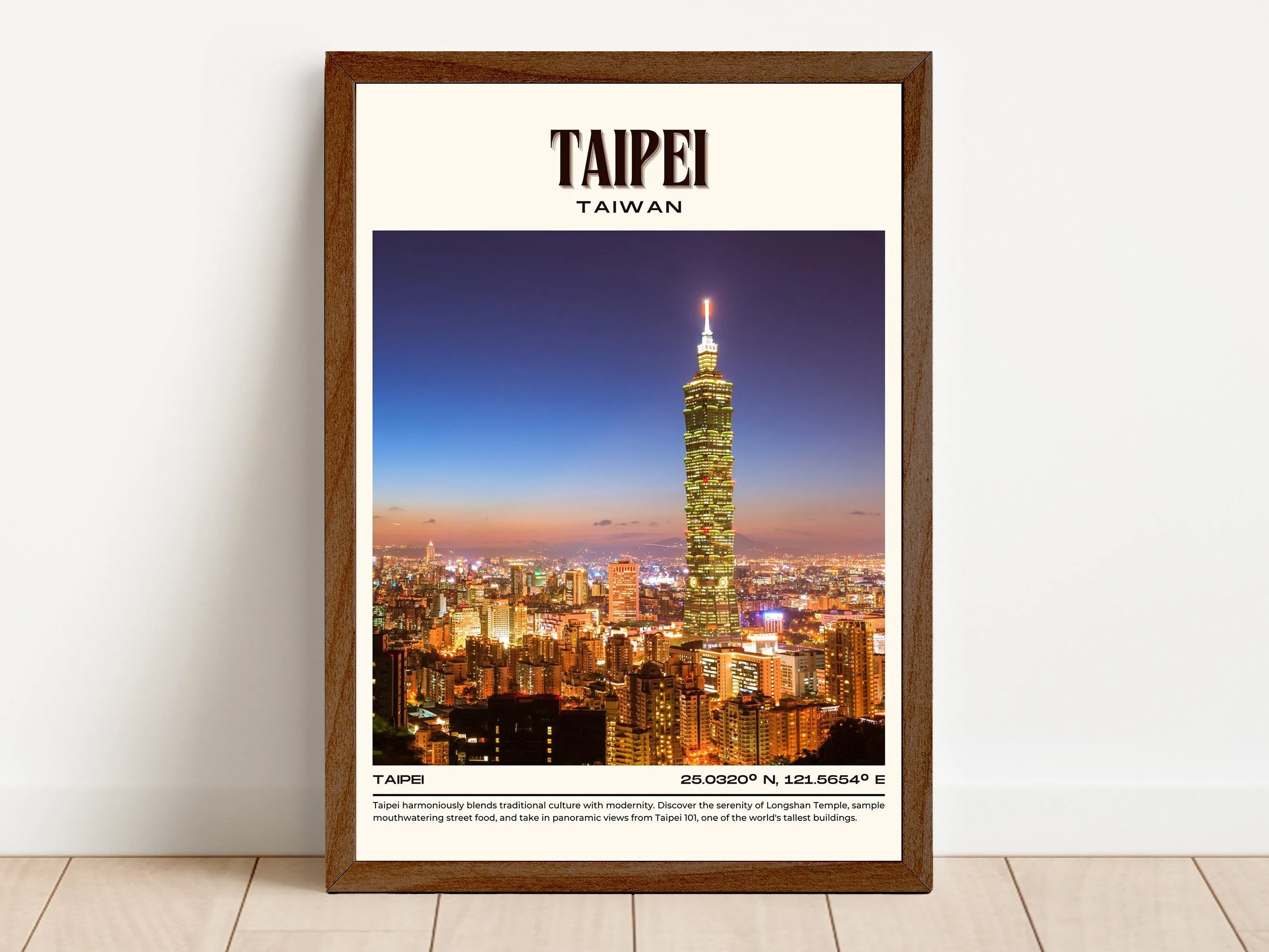 Taipei Vintage Wall Art, Taiwan