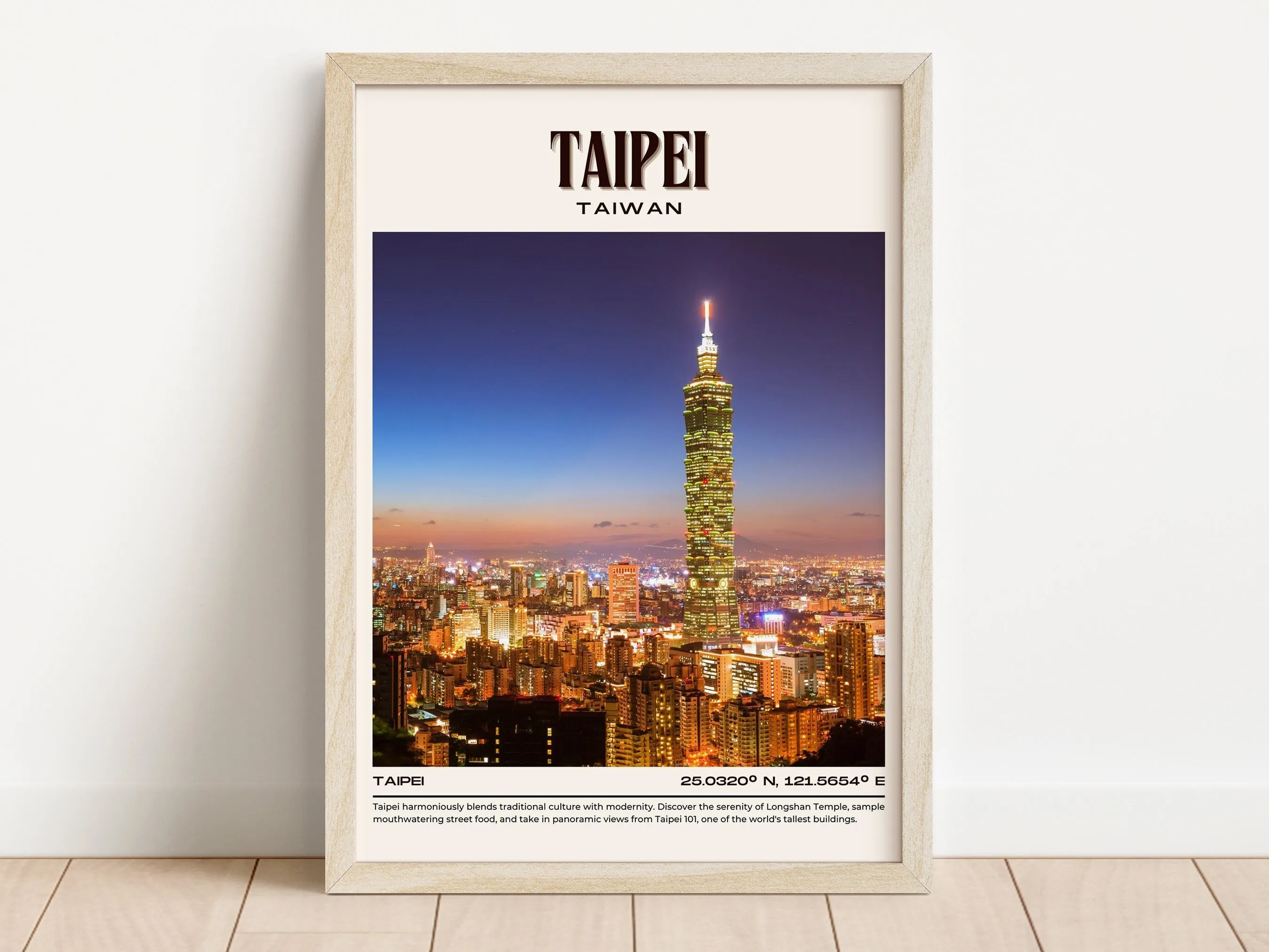 Taipei Vintage Wall Art, Taiwan