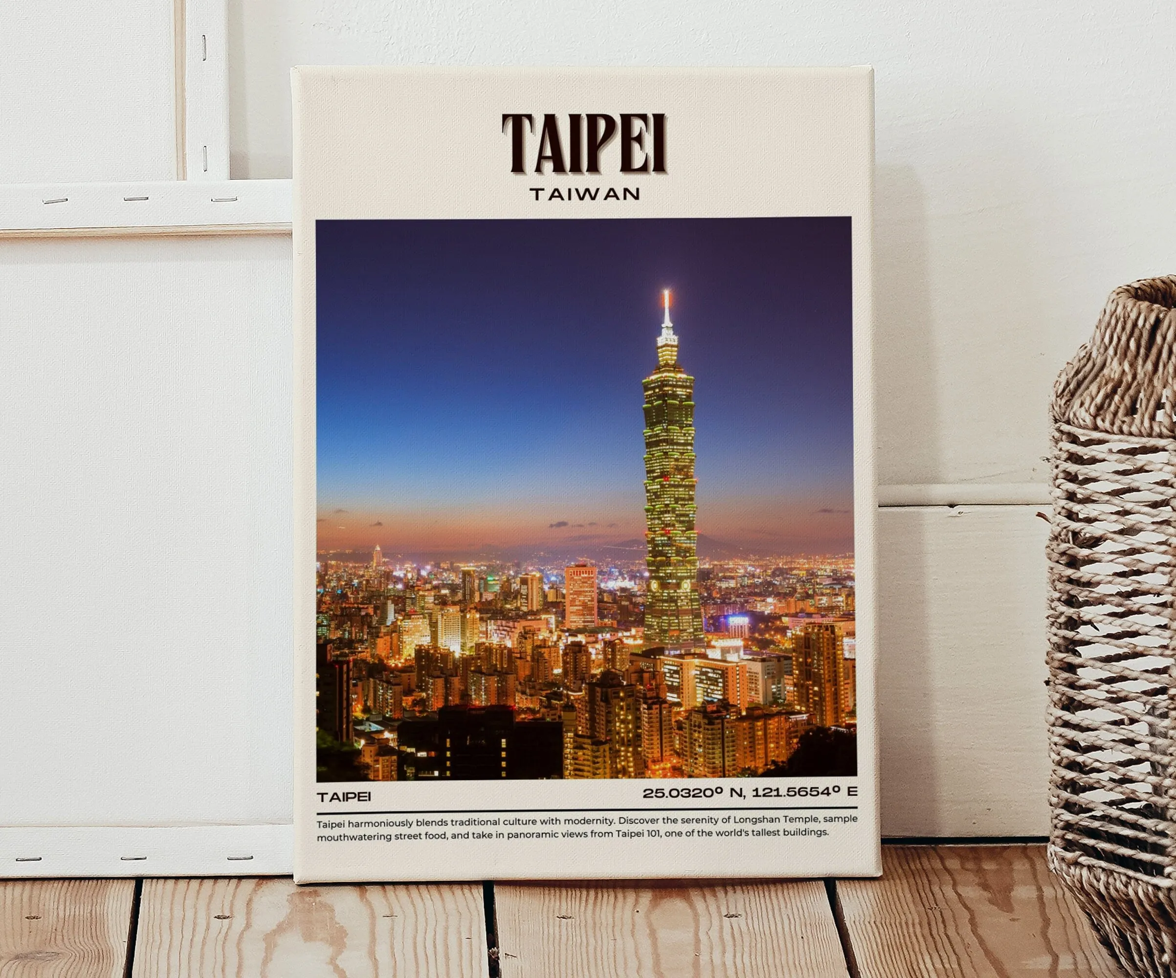 Taipei Vintage Wall Art, Taiwan