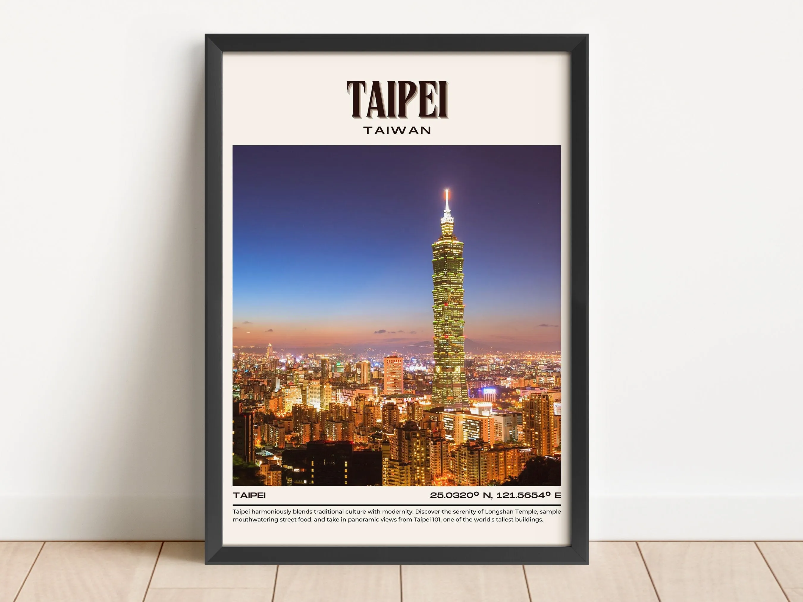 Taipei Vintage Wall Art, Taiwan
