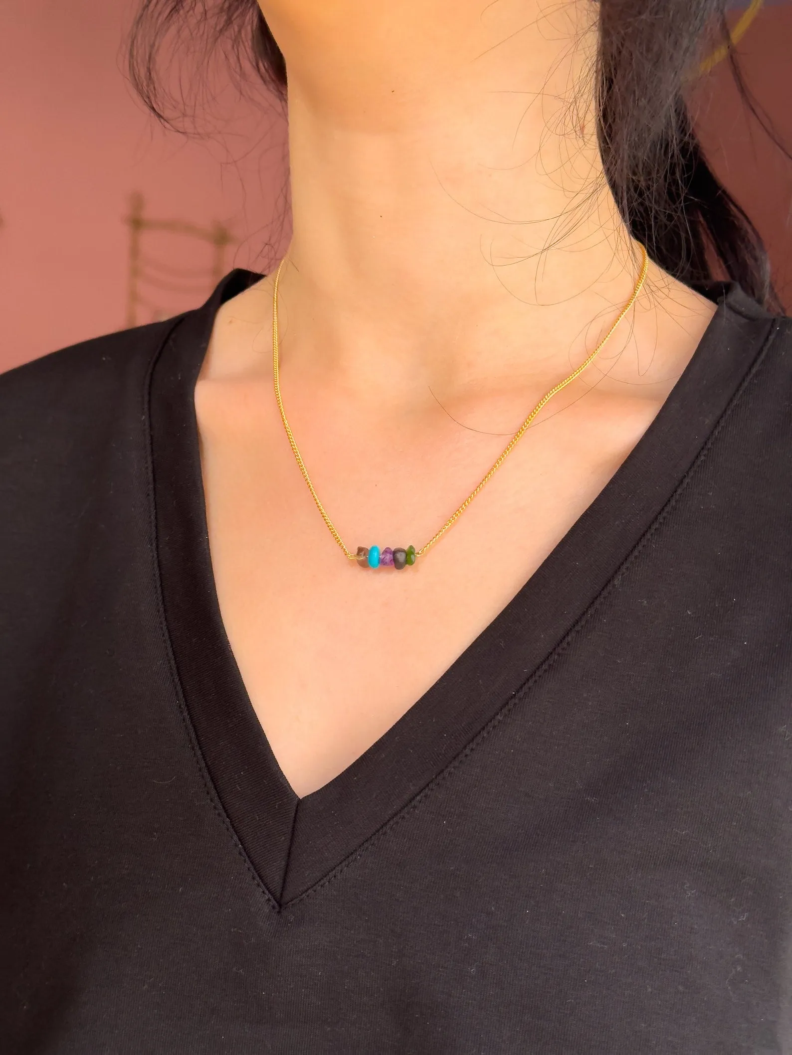 Taurus Zodiac Bar Necklace
