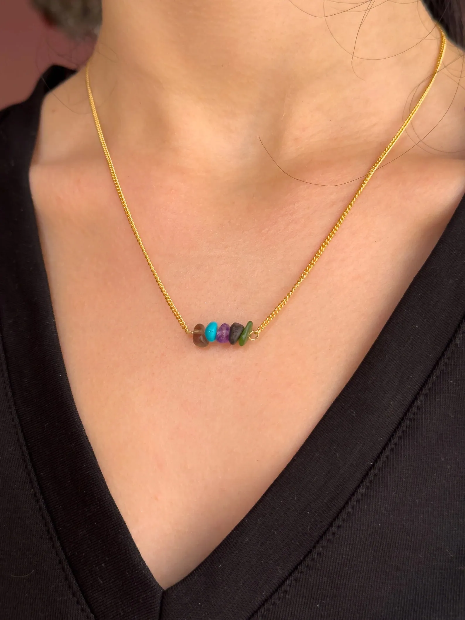 Taurus Zodiac Bar Necklace