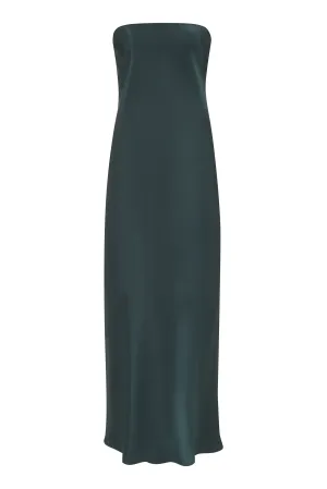 Taylor Pillar Dress Forest Green