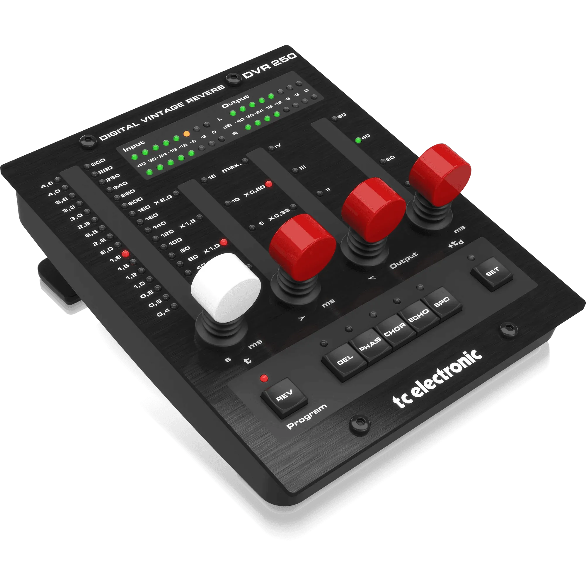 TC Electronic DVR250-DT Digital Vintage Reverb with Inspiring Hardware Interface