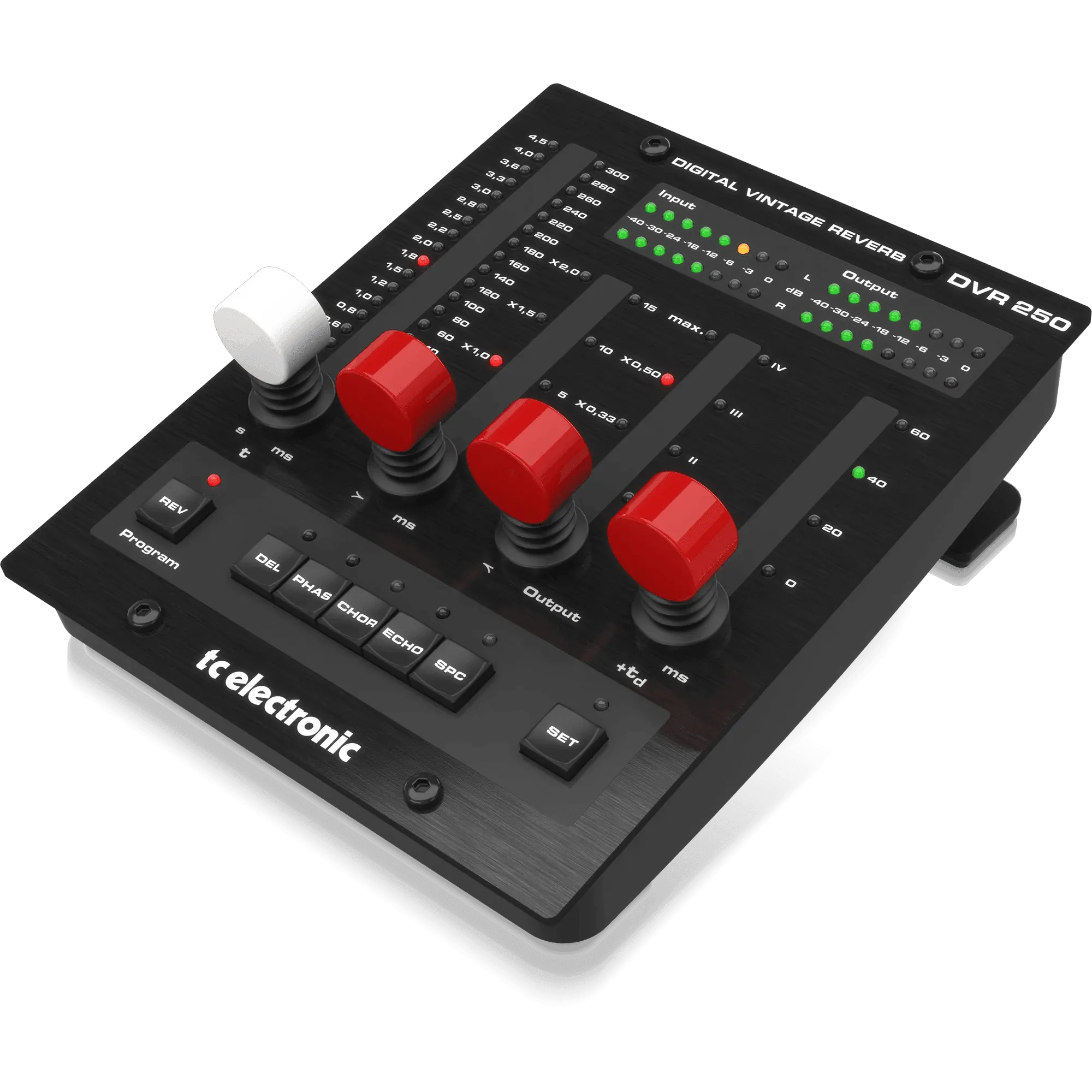 TC Electronic DVR250-DT Digital Vintage Reverb with Inspiring Hardware Interface