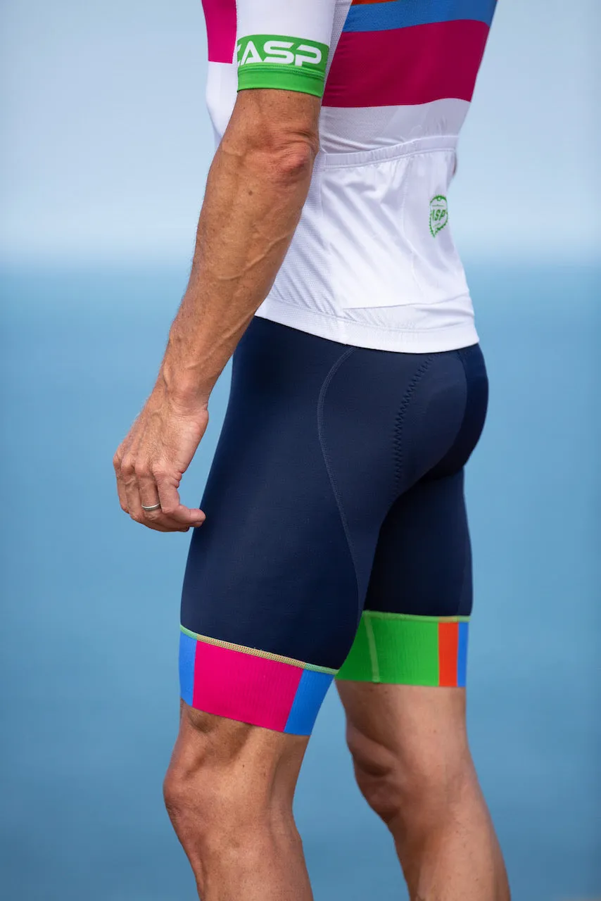 Team Casp Navy Bib Shorts