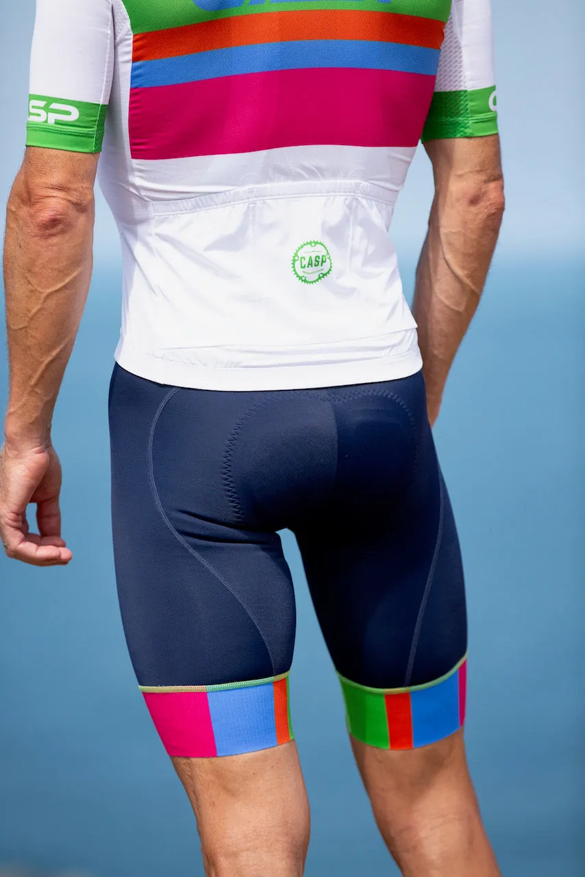 Team Casp Navy Bib Shorts