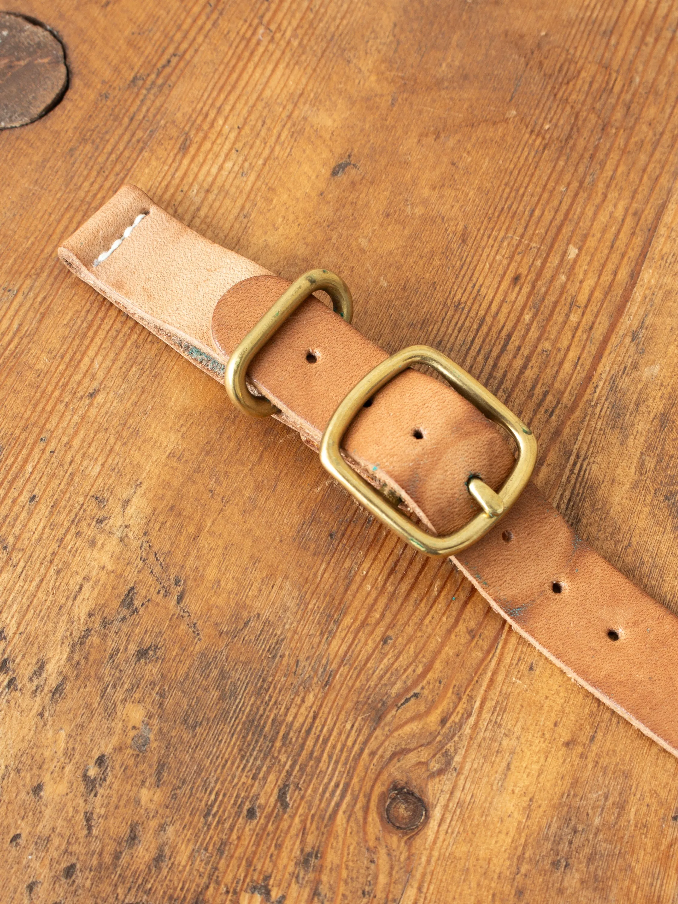 Tender Bark Tanned Two Piece Watch Strap 18 mm