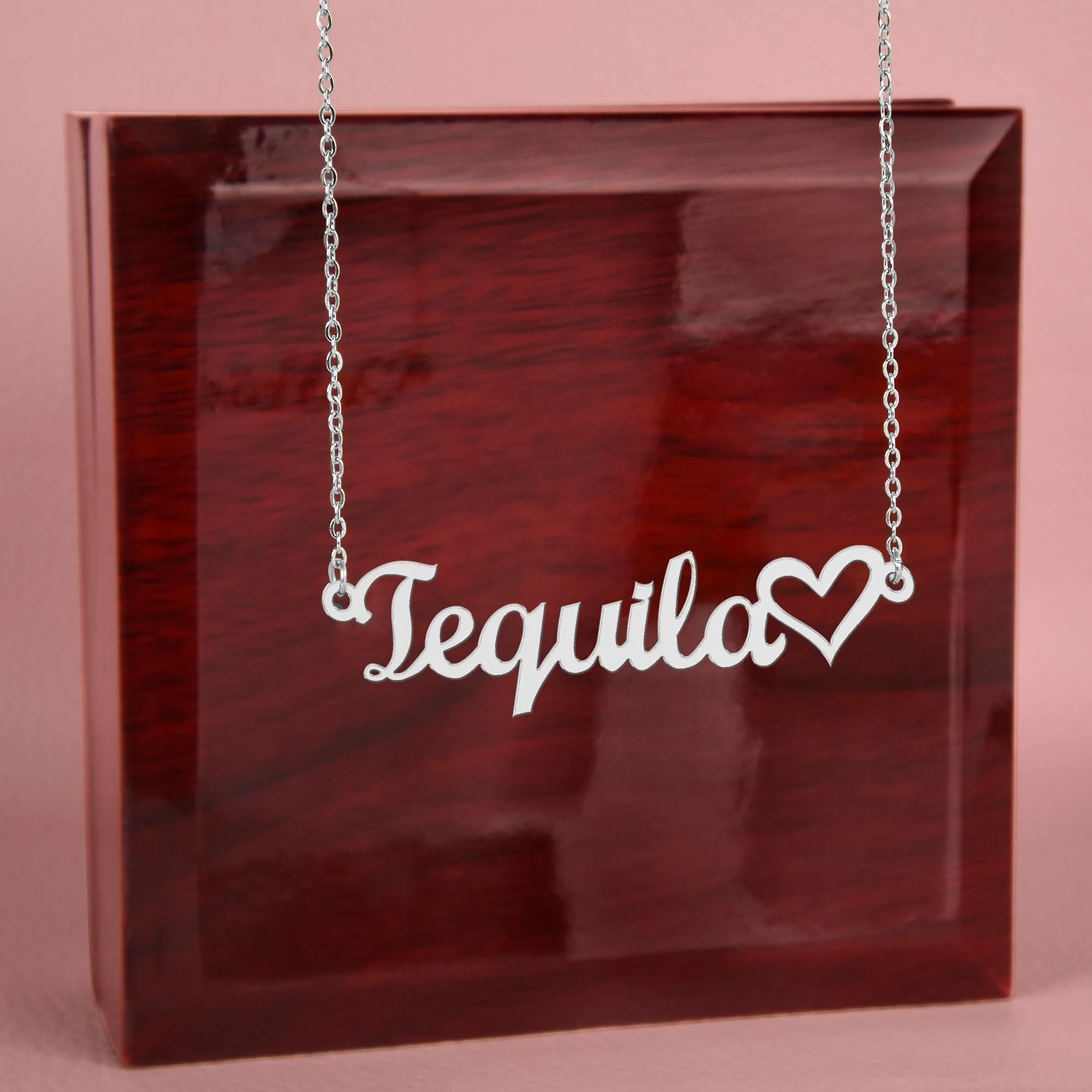 Tequila Heart Love Necklace