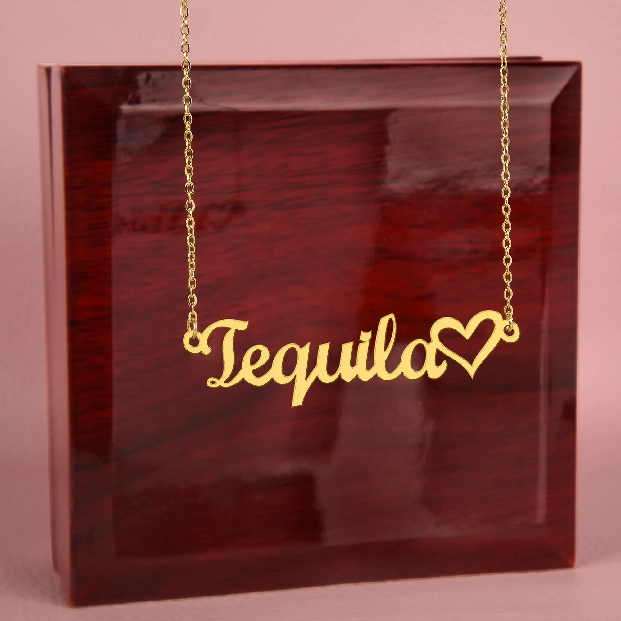 Tequila Heart Love Necklace