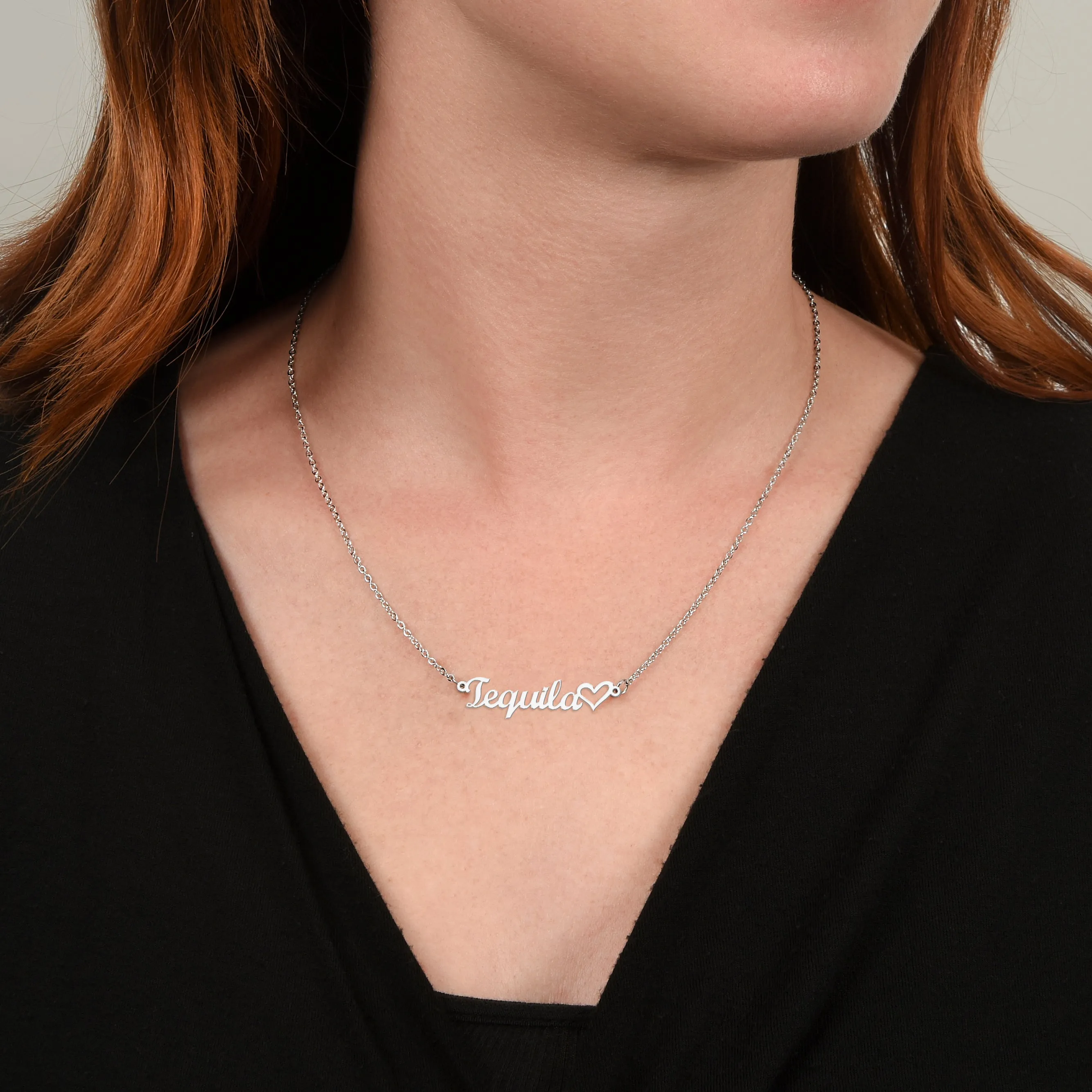 Tequila Heart Love Necklace