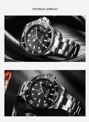 TEVISE Sub Automatic Mechanical Watch