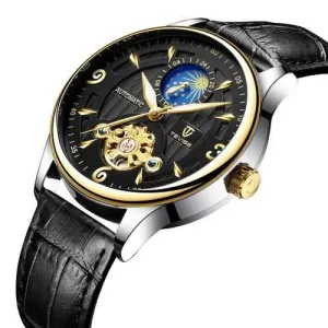TEVISE T820B Casual Moon Phase Automatic Mechanical