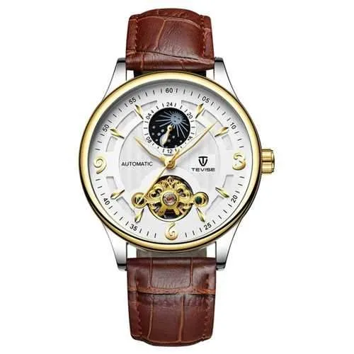 TEVISE T820B Casual Moon Phase Automatic Mechanical