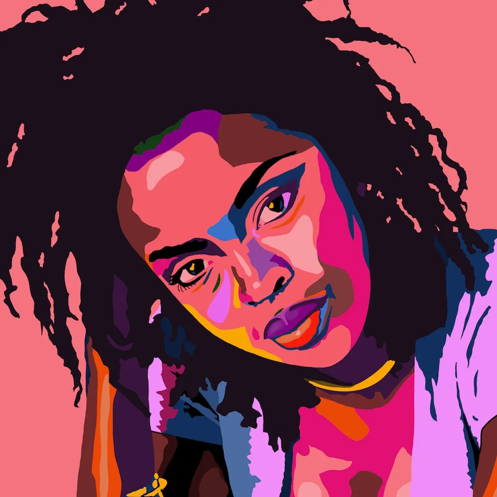 That Thing - Lauryn Hill portrait art - Limited Edition Giclee Print & Wall Decor - Vakseen Art
