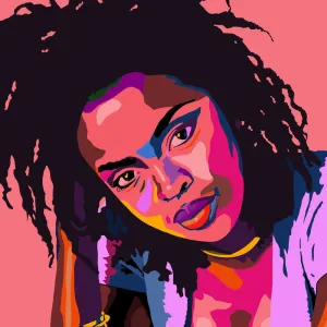 That Thing - Lauryn Hill portrait art - Limited Edition Giclee Print & Wall Decor - Vakseen Art
