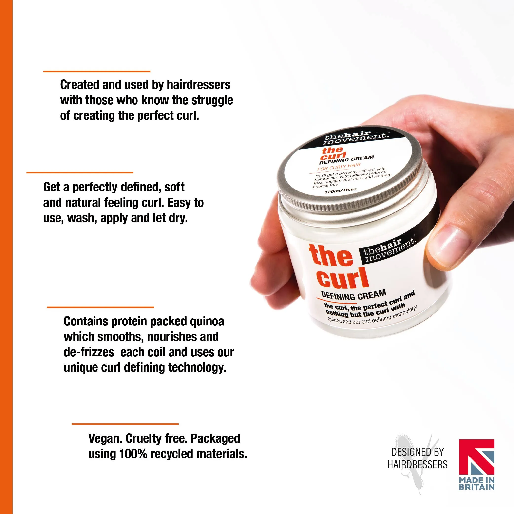 The Hair Movement The Curl Defining Cream  120ml