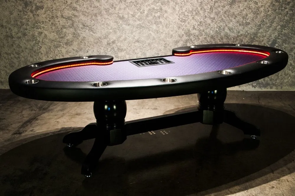 The Lumen HD LED Poker Table