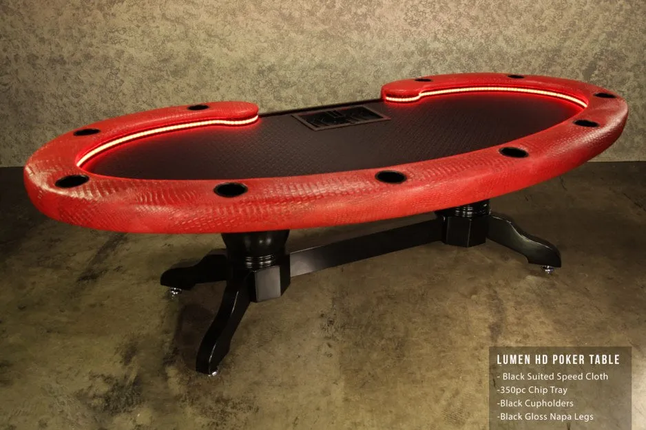 The Lumen HD LED Poker Table