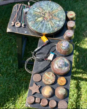 The “Orgonized” Combo Pack- 30k Hz Medicine Wheel, Two 15Hz Dream Machines, Appliance Shields, Tacticals & 3 amulets plus freebies ($250 in savings)