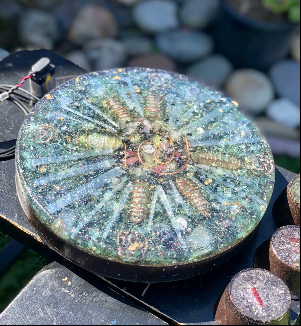 The “Orgonized” Combo Pack- 30k Hz Medicine Wheel, Two 15Hz Dream Machines, Appliance Shields, Tacticals & 3 amulets plus freebies ($250 in savings)