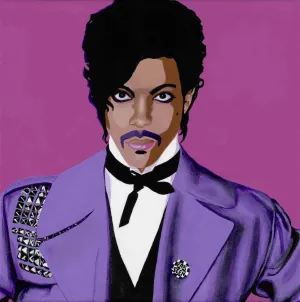 The Purple One - Prince portrait art - Limited Edition Giclee Art Prints & Wall Decor - Vakseen Art