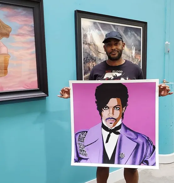 The Purple One - Prince portrait art - Limited Edition Giclee Art Prints & Wall Decor - Vakseen Art