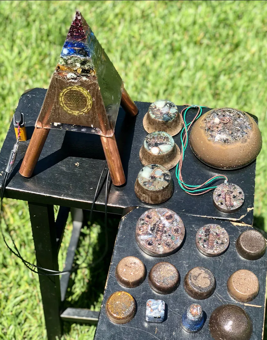 The “Sleek Family Pack”- Sleek Nubian Tensor Ring Equalizer Mini CB, Dream Machine, 3 Macro Towerbusters, Appliance Shields, Amulet, 5 freebies ($220 in savings)