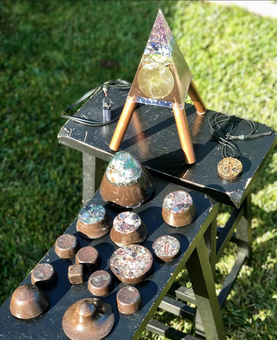 The “Sleek Family Pack”- Sleek Nubian Tensor Ring Equalizer Mini CB, Dream Machine, 3 Macro Towerbusters, Appliance Shields, Amulet, 5 freebies ($220 in savings)
