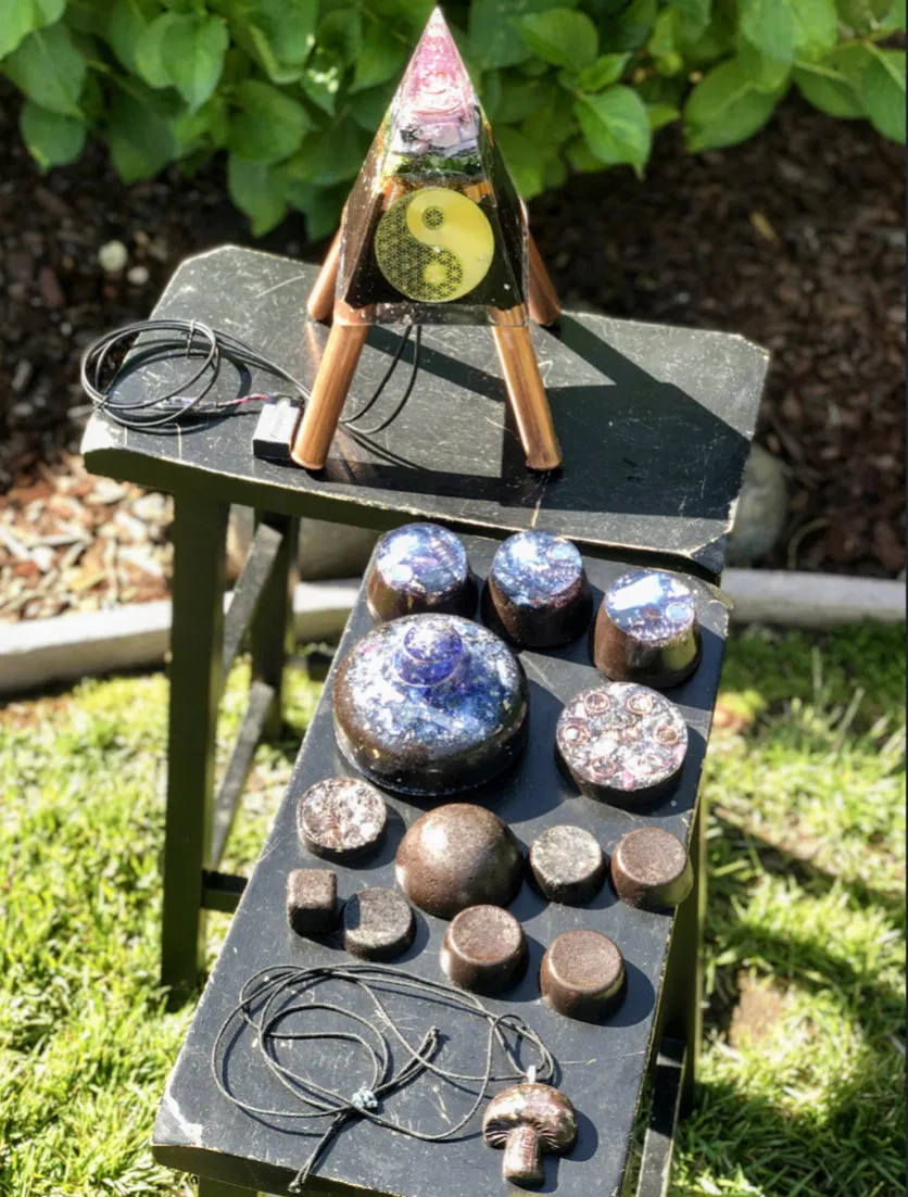 The “Sleek Family Pack”- Sleek Nubian Tensor Ring Equalizer Mini CB, Dream Machine, 3 Macro Towerbusters, Appliance Shields, Amulet, 5 freebies ($220 in savings)