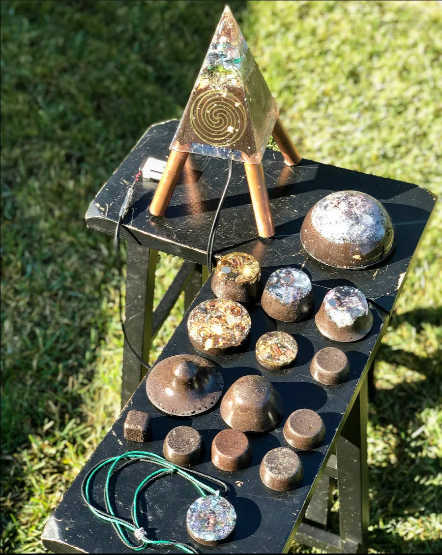 The “Sleek Family Pack”- Sleek Nubian Tensor Ring Equalizer Mini CB, Dream Machine, 3 Macro Towerbusters, Appliance Shields, Amulet, 5 freebies ($220 in savings)