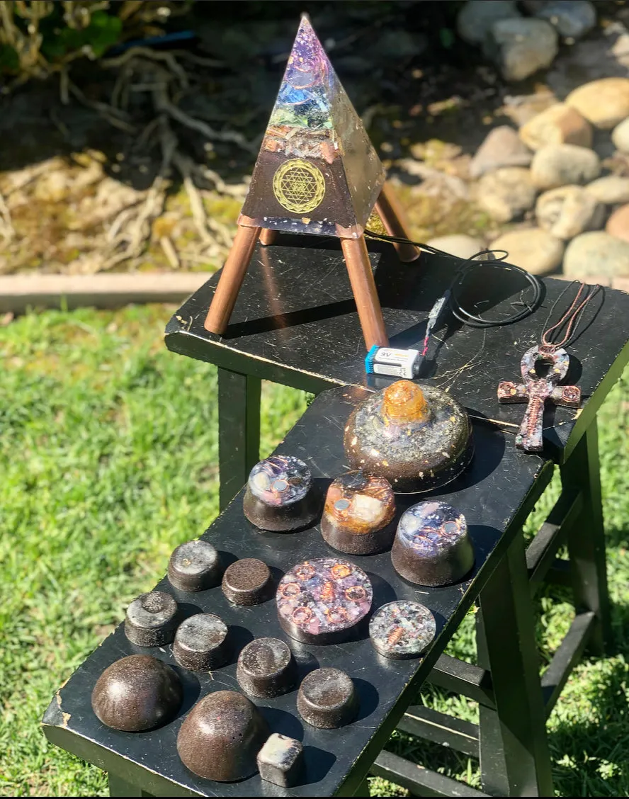 The “Sleek Family Pack”- Sleek Nubian Tensor Ring Equalizer Mini CB, Dream Machine, 3 Macro Towerbusters, Appliance Shields, Amulet, 5 freebies ($220 in savings)