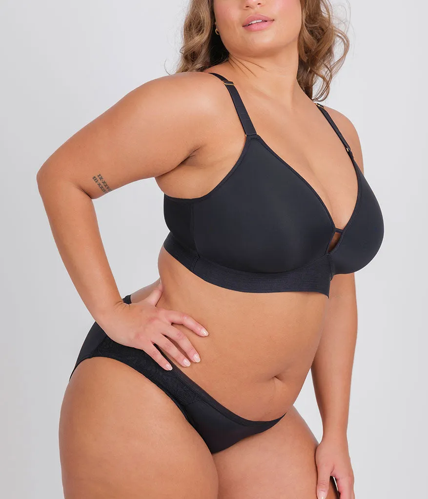 The Spacer Bra: Jet Black