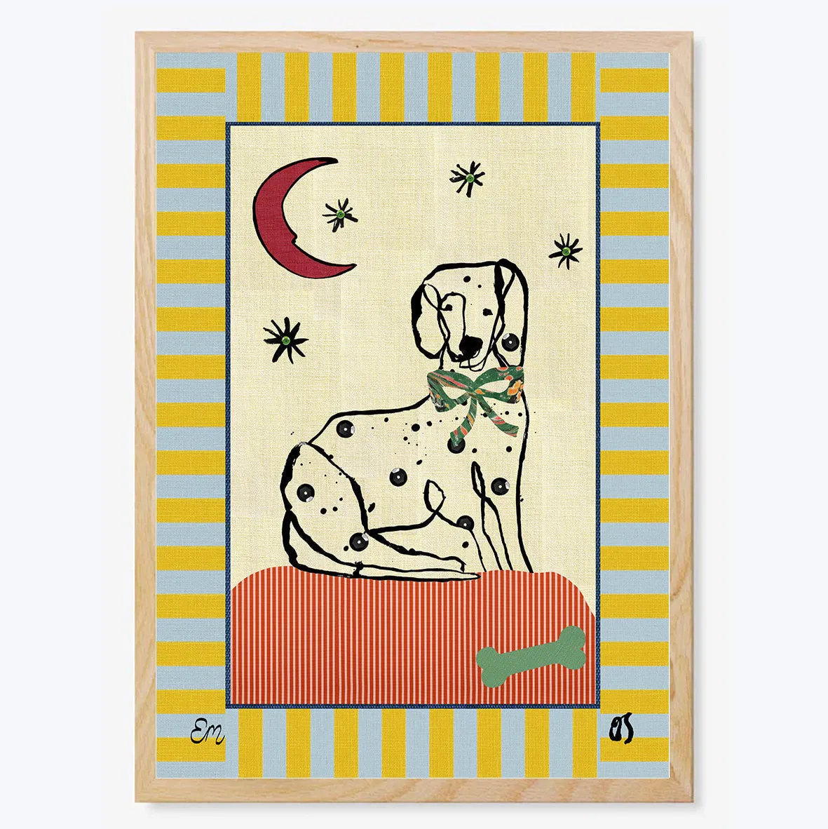 The Spotty Dog Art Print