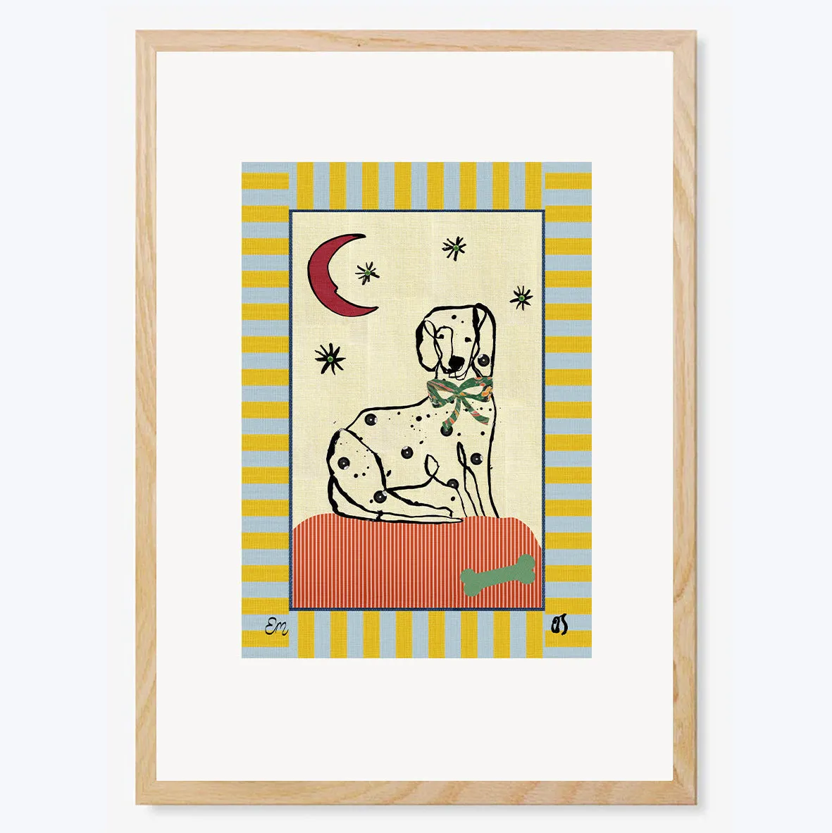 The Spotty Dog Art Print