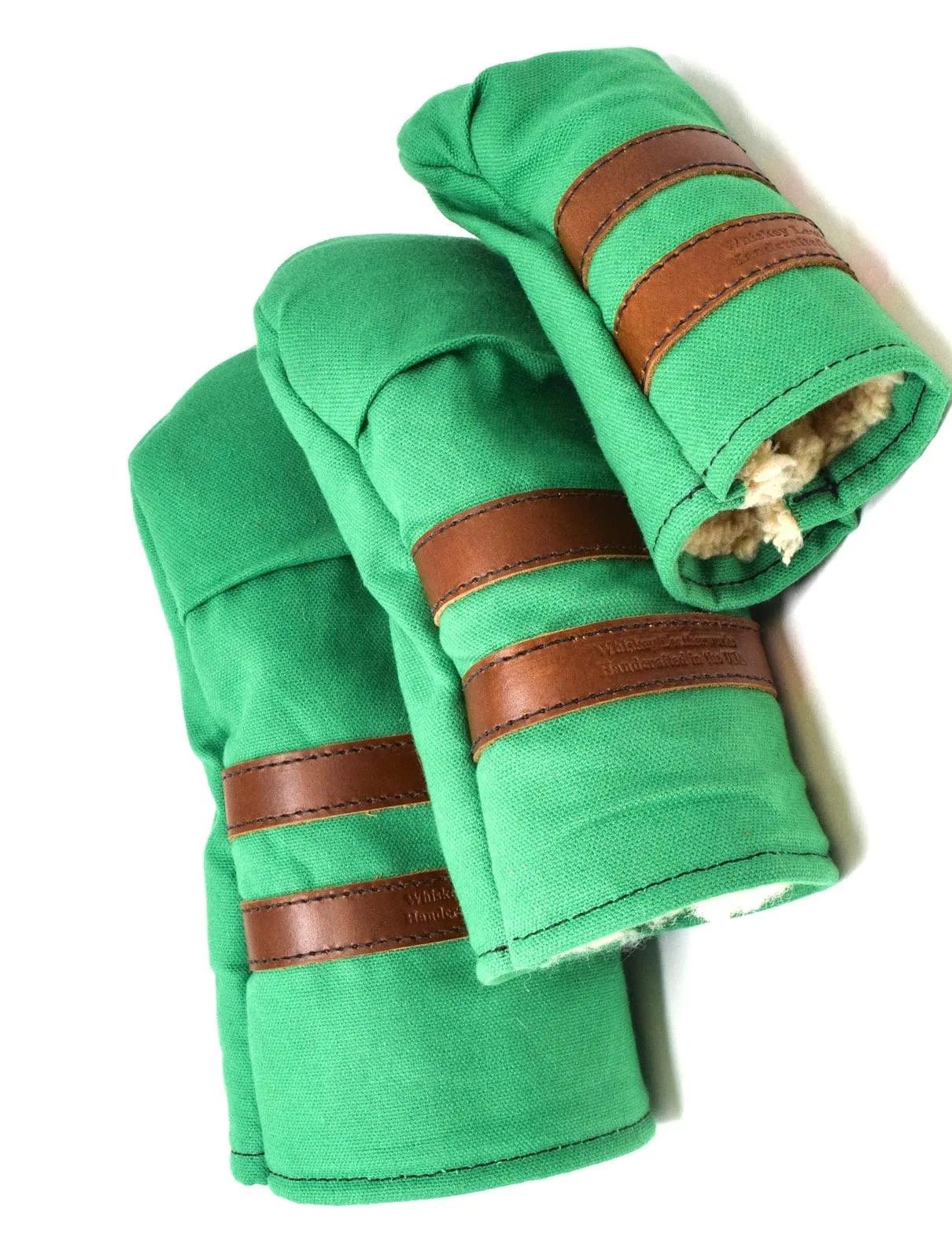 The Whiskey Head Cover Set - Kelly Green