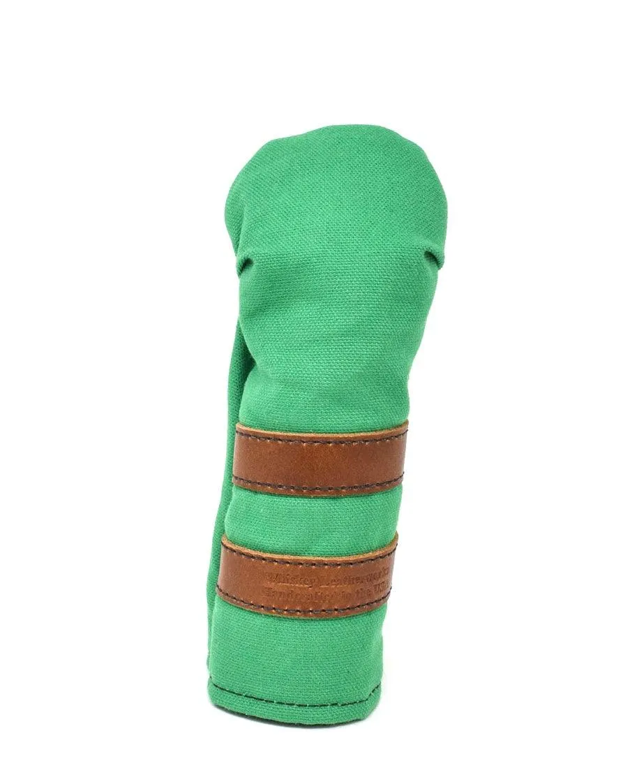 The Whiskey Head Cover Set - Kelly Green