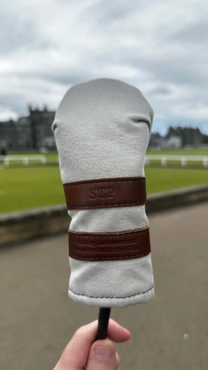 The Whiskey Head Cover Set - Natural