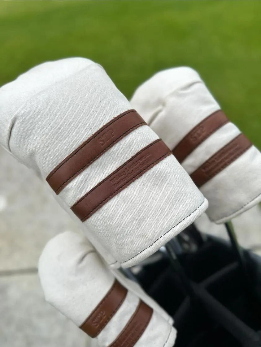 The Whiskey Head Cover Set - Natural