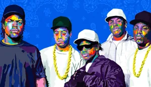 The World's Most Dangerous Group - N.W.A. portrait art - Limited Edition Giclee Wall Art Prints & Wall Decor - Vakseen Art
