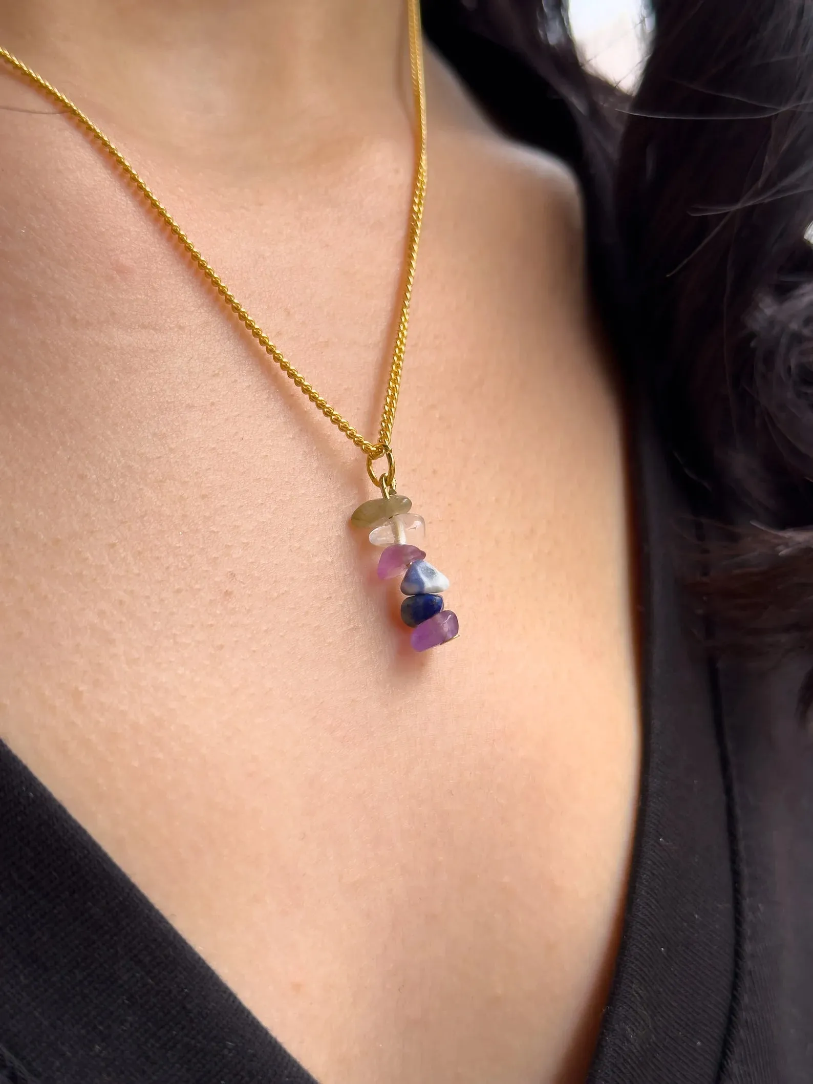 Third Eye Chakra Dangling Necklace