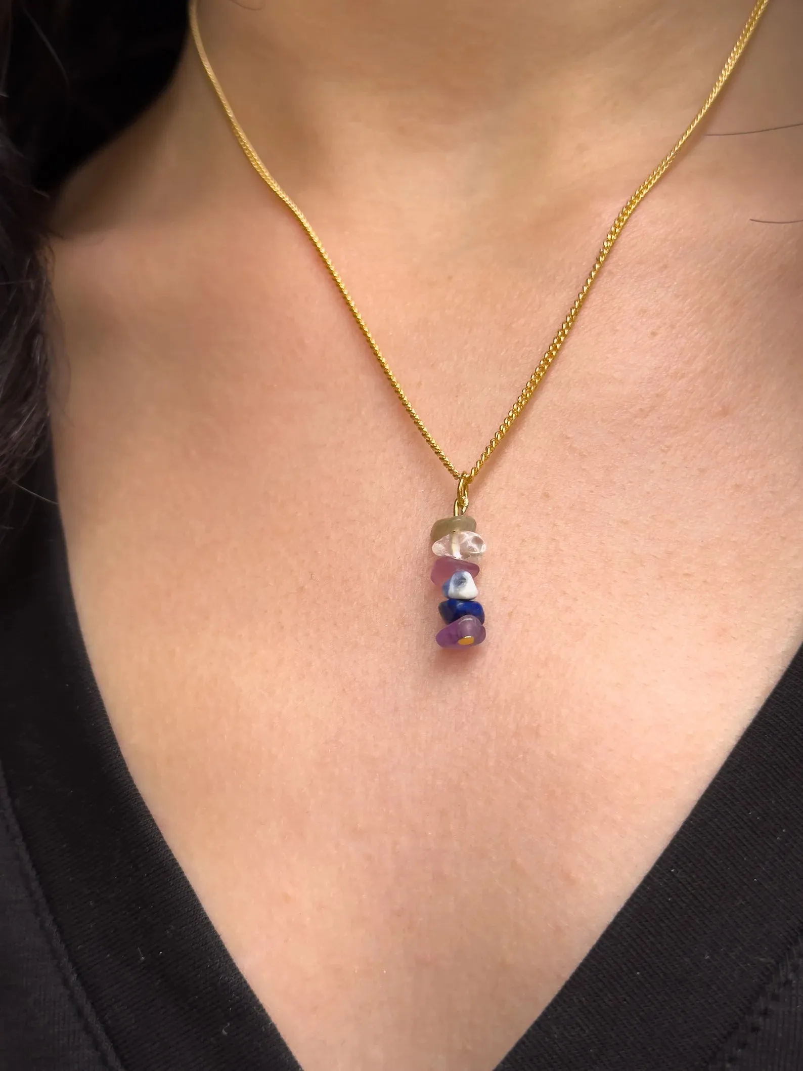Third Eye Chakra Dangling Necklace