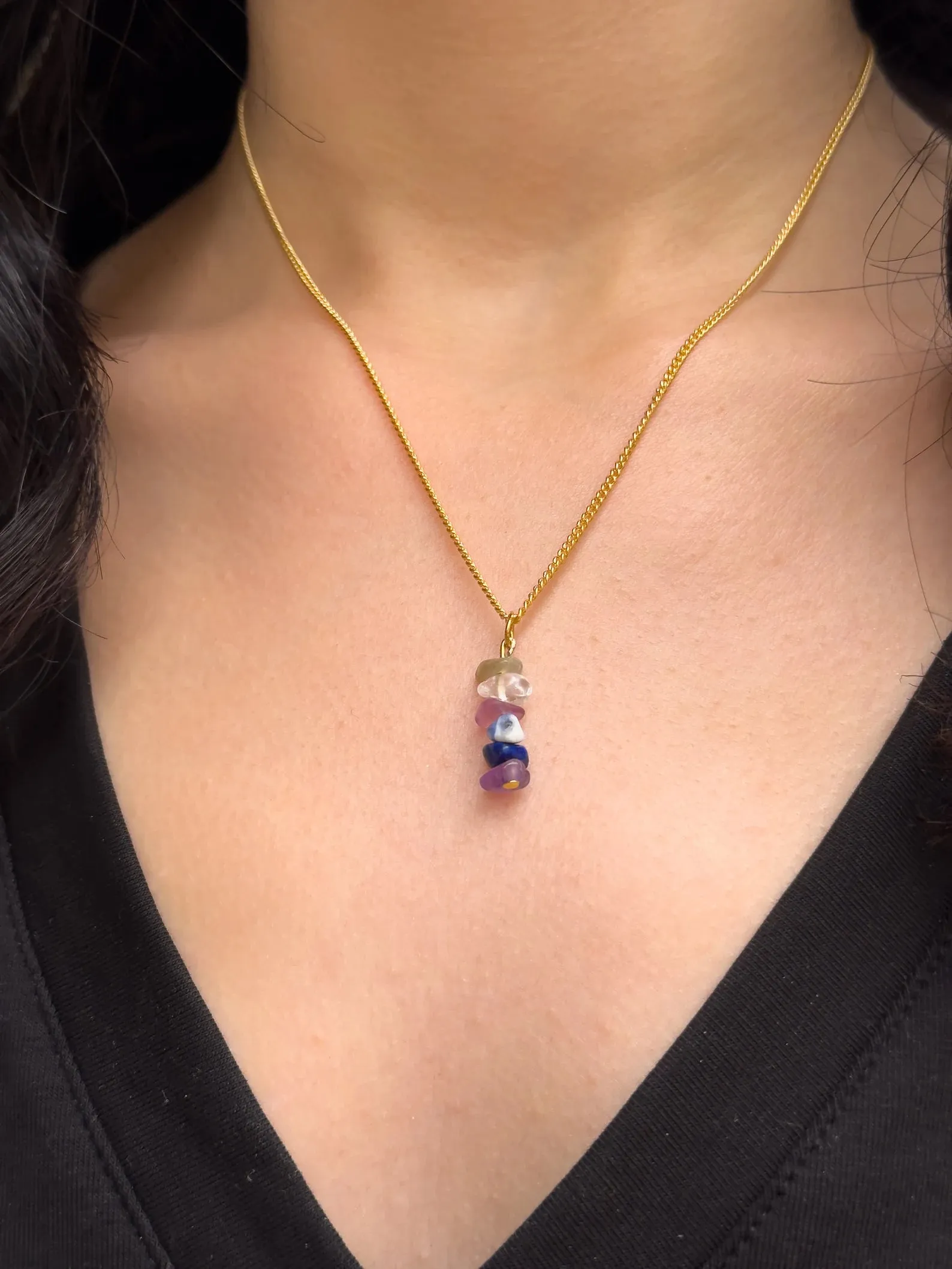 Third Eye Chakra Dangling Necklace