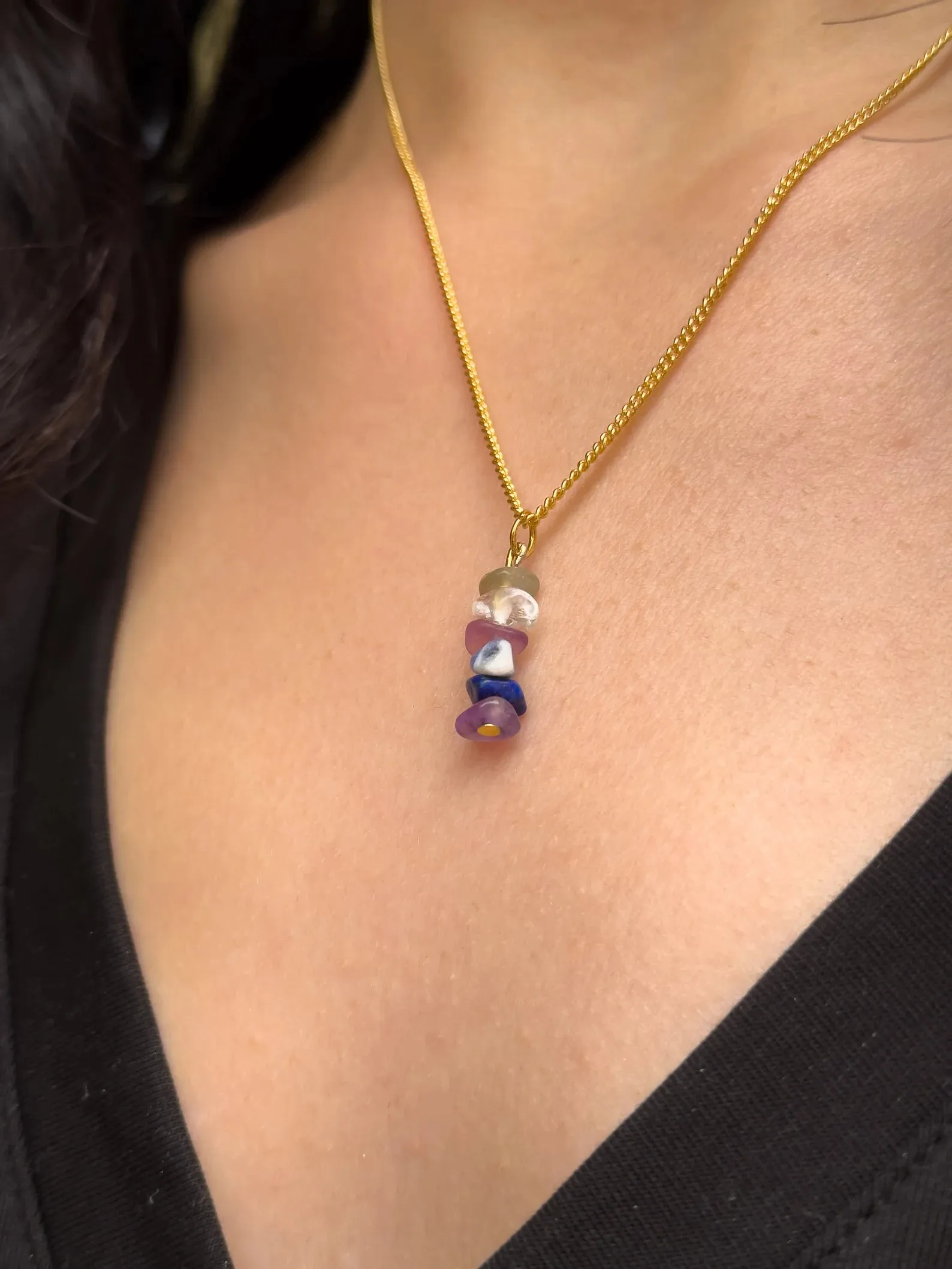 Third Eye Chakra Dangling Necklace