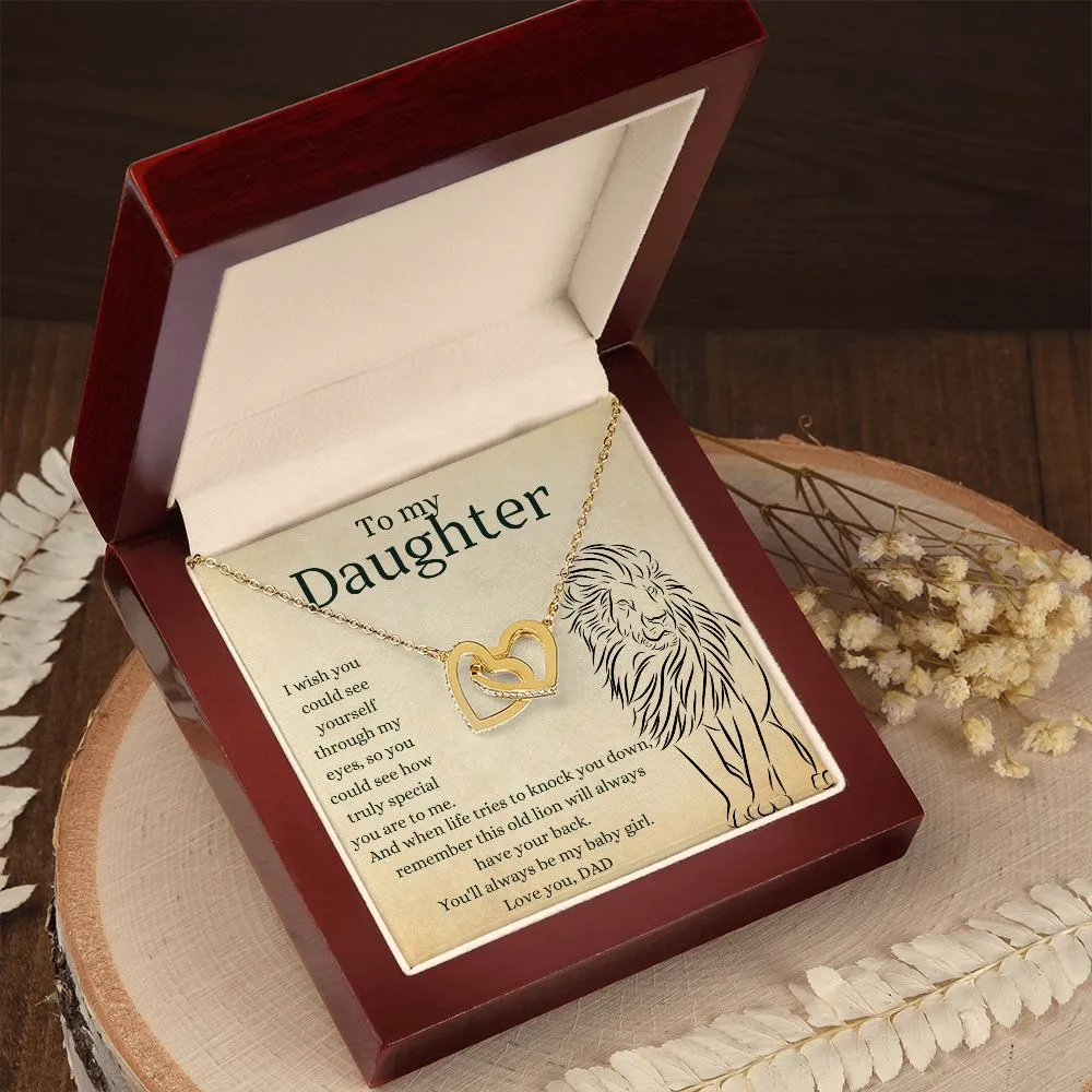 This Old Lion Dad - Interlocking Hearts Necklace