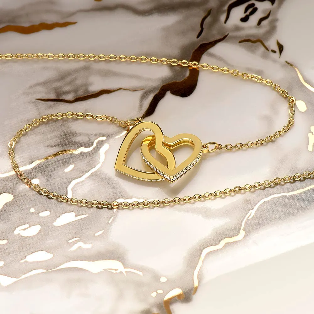 This Old Lion Dad - Interlocking Hearts Necklace